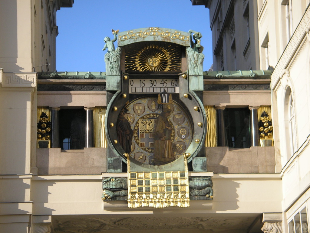 Wien Altstadt Führung Ankeruhr. By Gryffindor via Wikimedia Commons